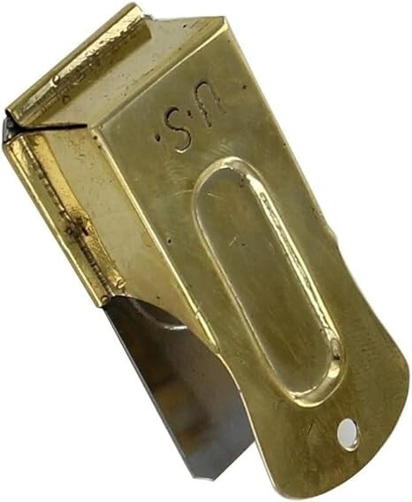 U.S. WWII D-Day Paratrooper Brass Signaling Cricket Clicker