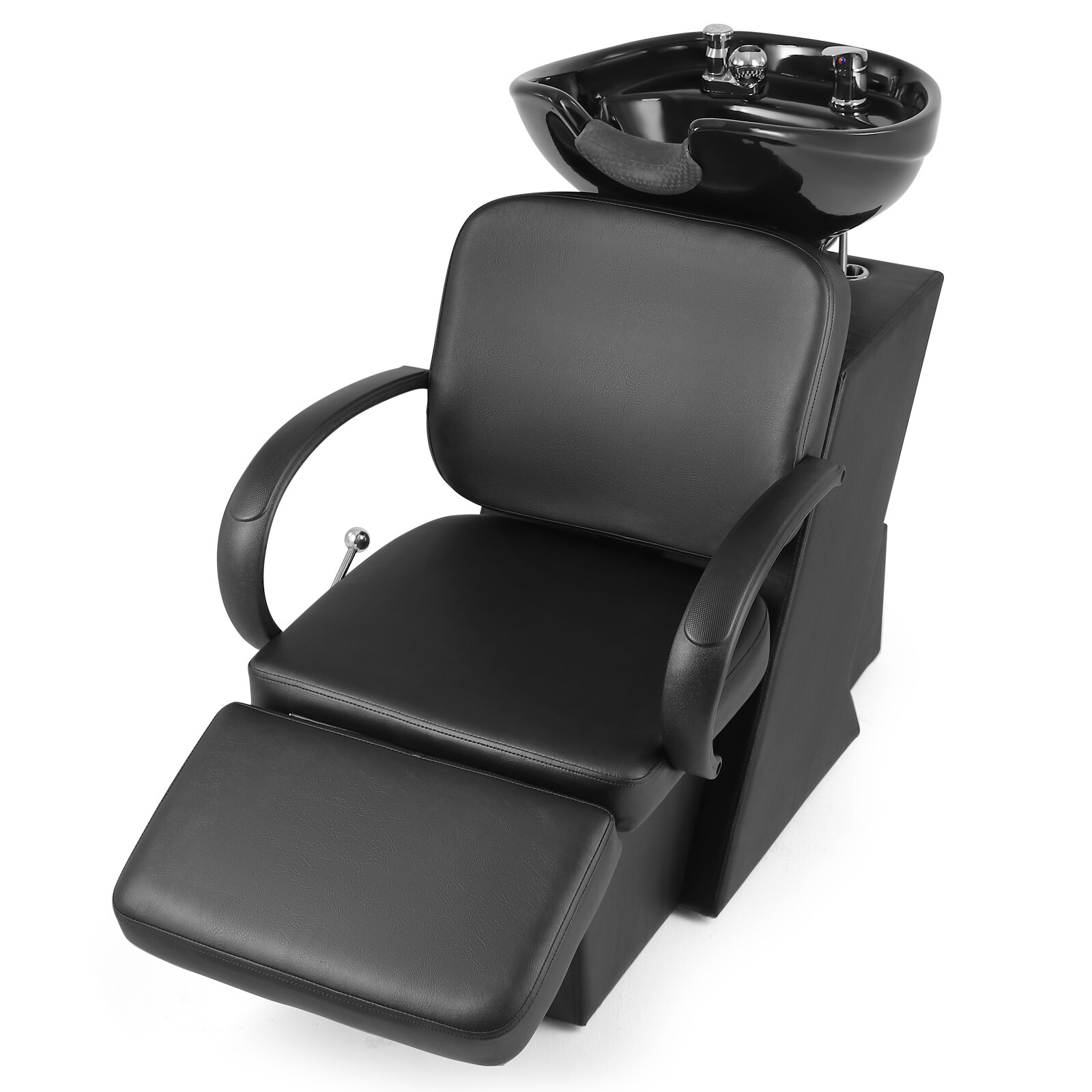 Artist Hand Backwash Barber Shampoo Chair Ceramic Bowl Sink Unit Salon Station