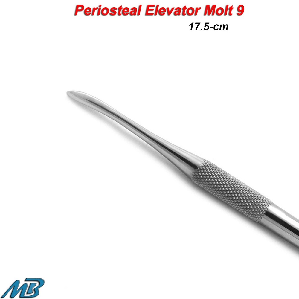 Surgical Molt Periosteal Elevator # 9 Dental Tissue Elevate Dentist Instruments