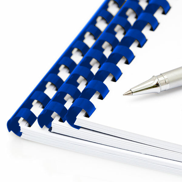 19 Ring Binding Comb Blue 1/2" 100pcs