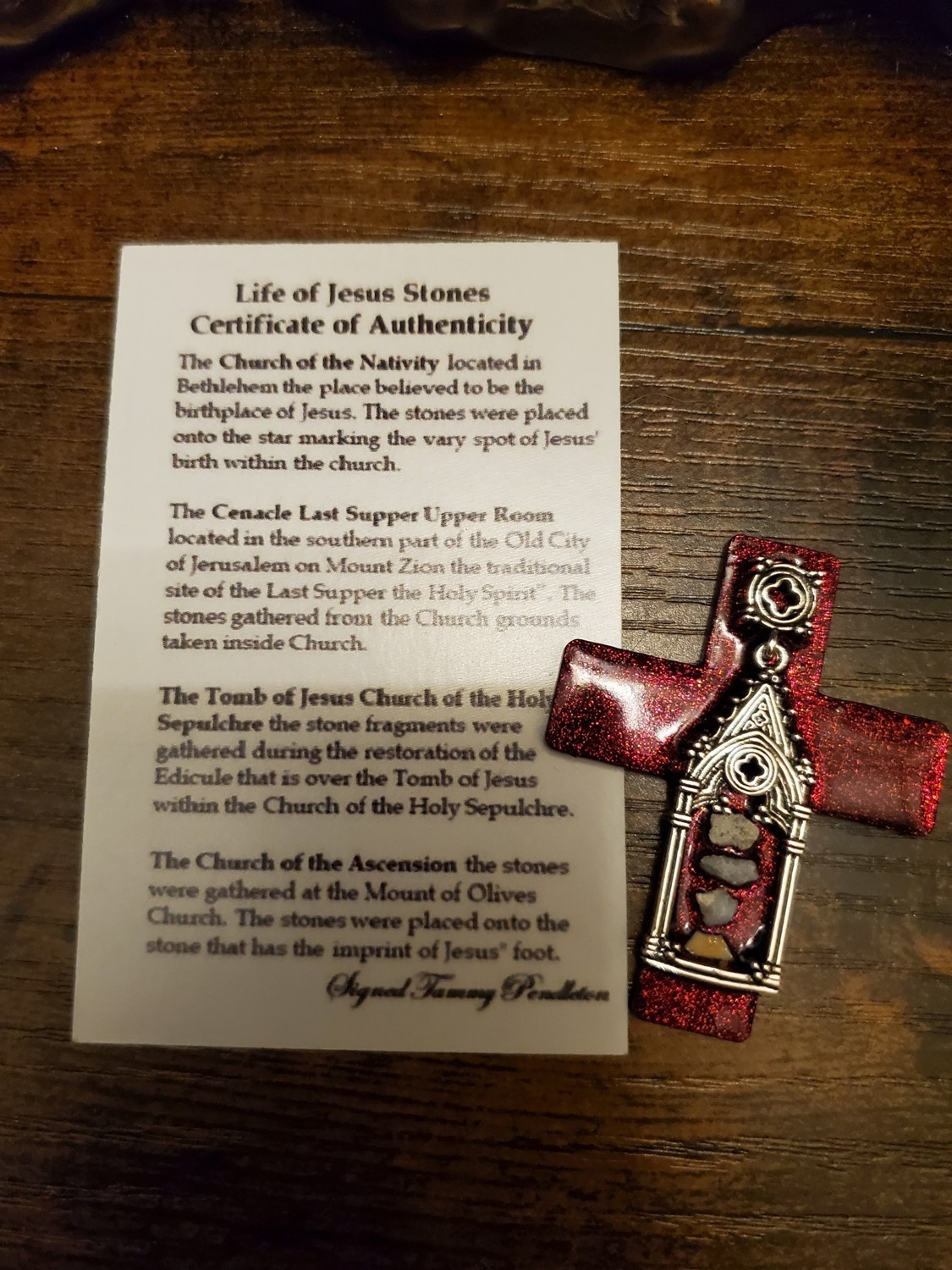 Life of Jesus Stones Nativity, Church of the Ascension, Cenacle, Tomb of Jesus