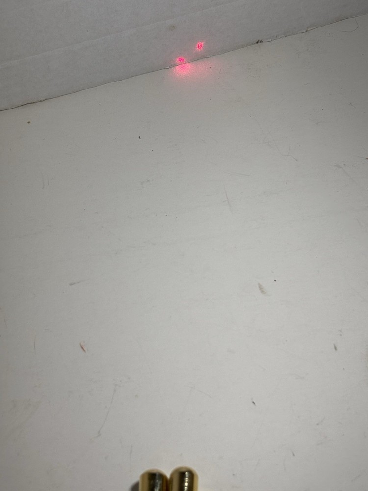 Vintage Long Red Laser Pointer Pen w/logo From General Dynamics. Working