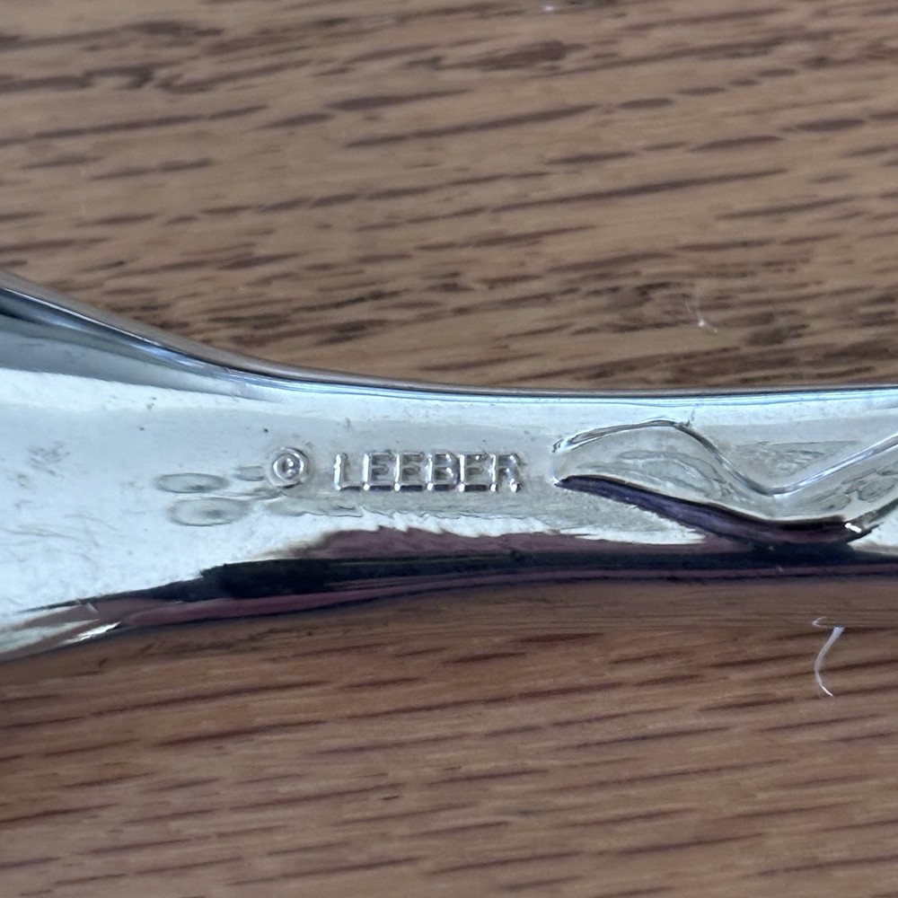1980’s LEEBER Masterpiece Serving Spoon And Fork