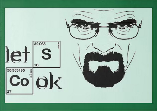 Breaking Bad Lets Cook Cutting board