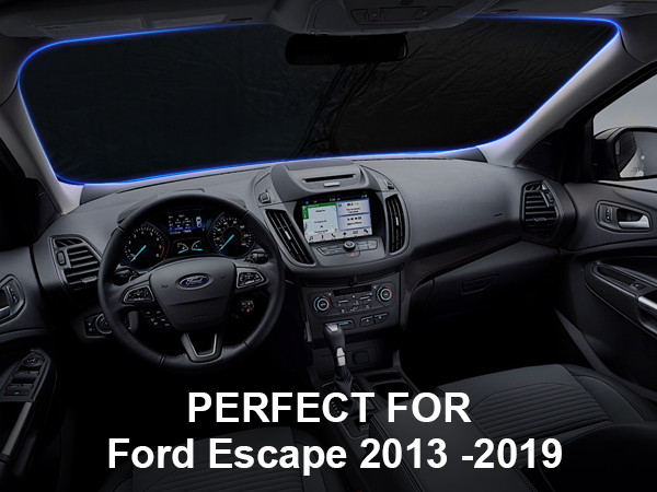 For 2013-2019 Ford Escape Windshield Sunshade Rays Block Foldable  Protector