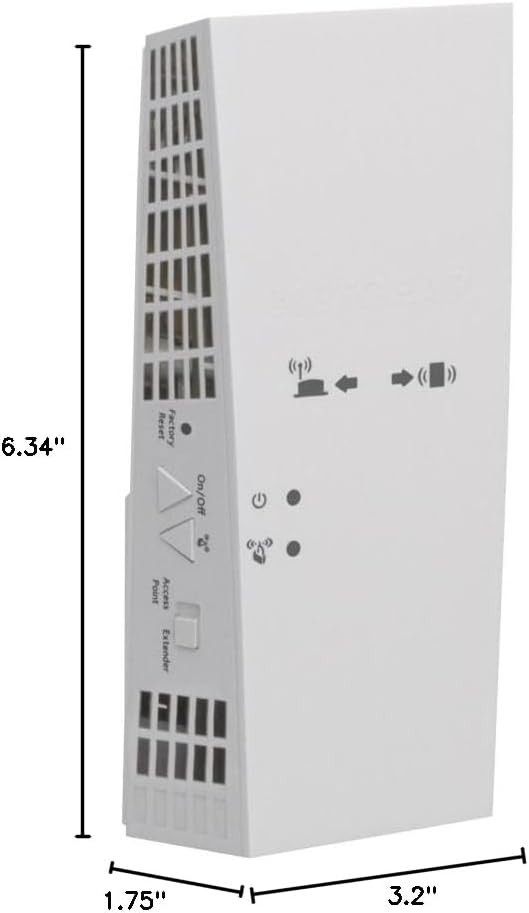 Netgear EX6250 - WiFi Mesh Range Extender with Smart Roaming & Remote Access