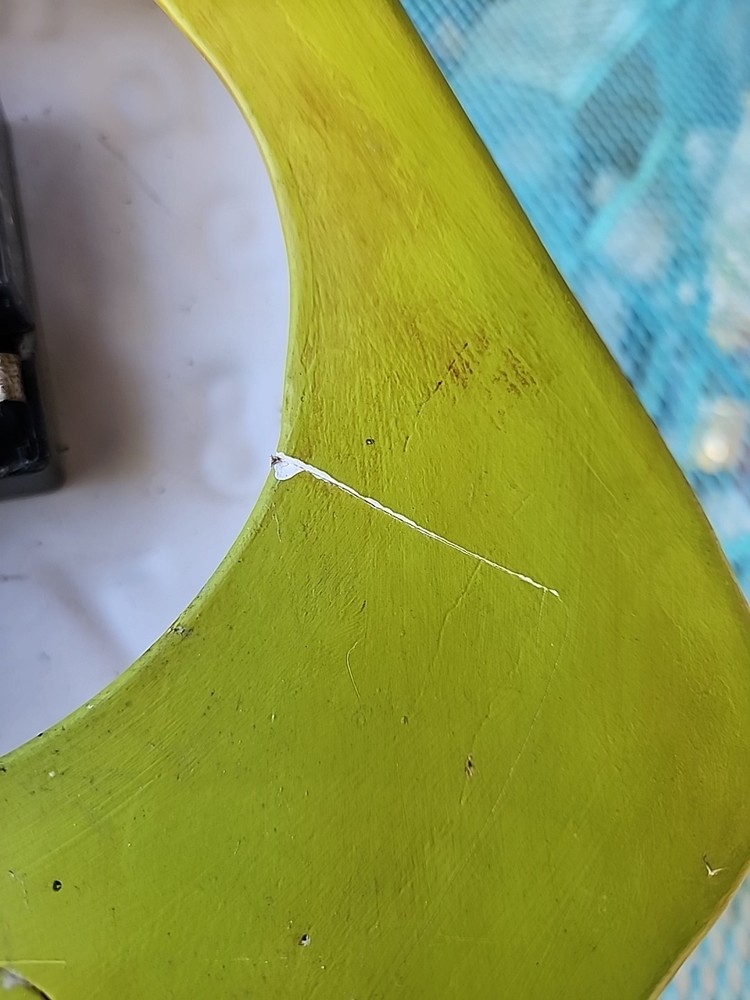 Vintage 1970s Ceramic Mushroom Wall Clock Not Working