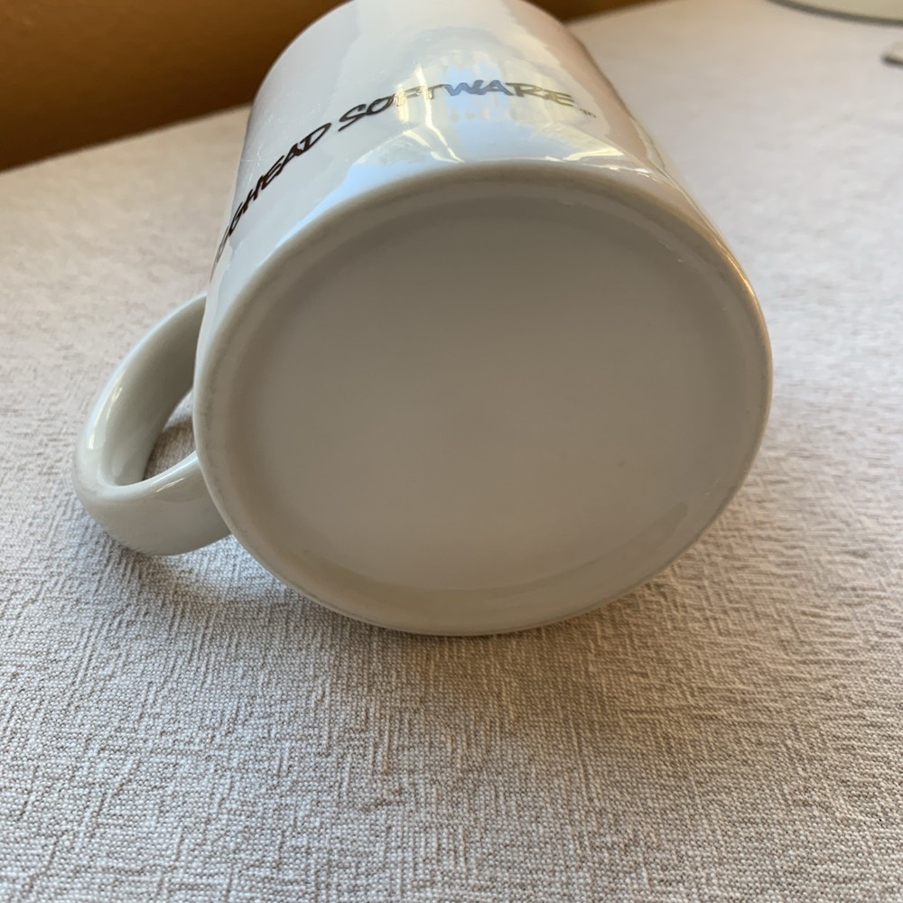 Vintage Egghead Software 1988 Mug