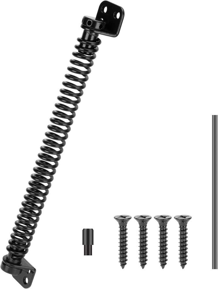 12" Gate Spring Self Closing Outdoor Door Spring Automatic Gate Closure Hardw...