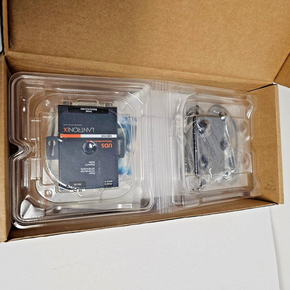 Lantronix UD1100002-01 Ethernet Device Server New (Open Box)