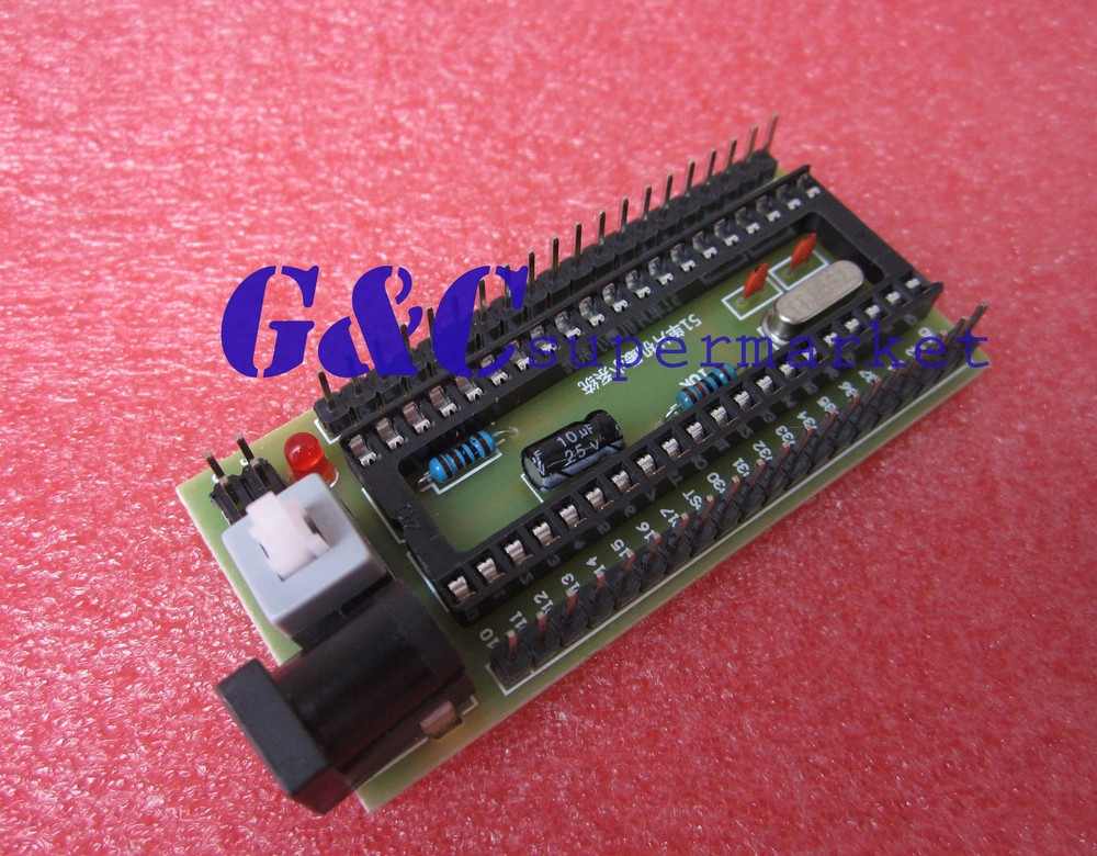 51 minimum system board STC89C52 AT89S52 development board learning board