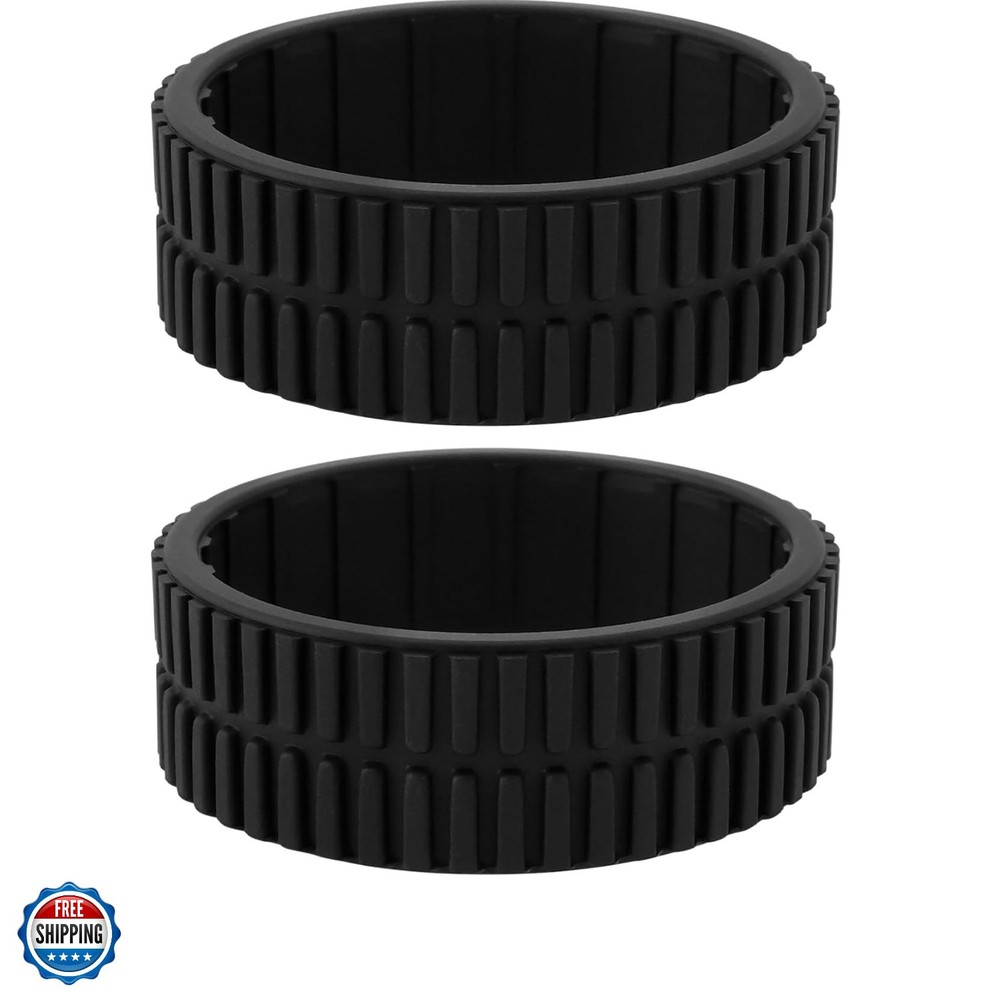 2 Pcs Cleaning Robot Rubber Replacement Tires Compatible with i-Robot Braava ...