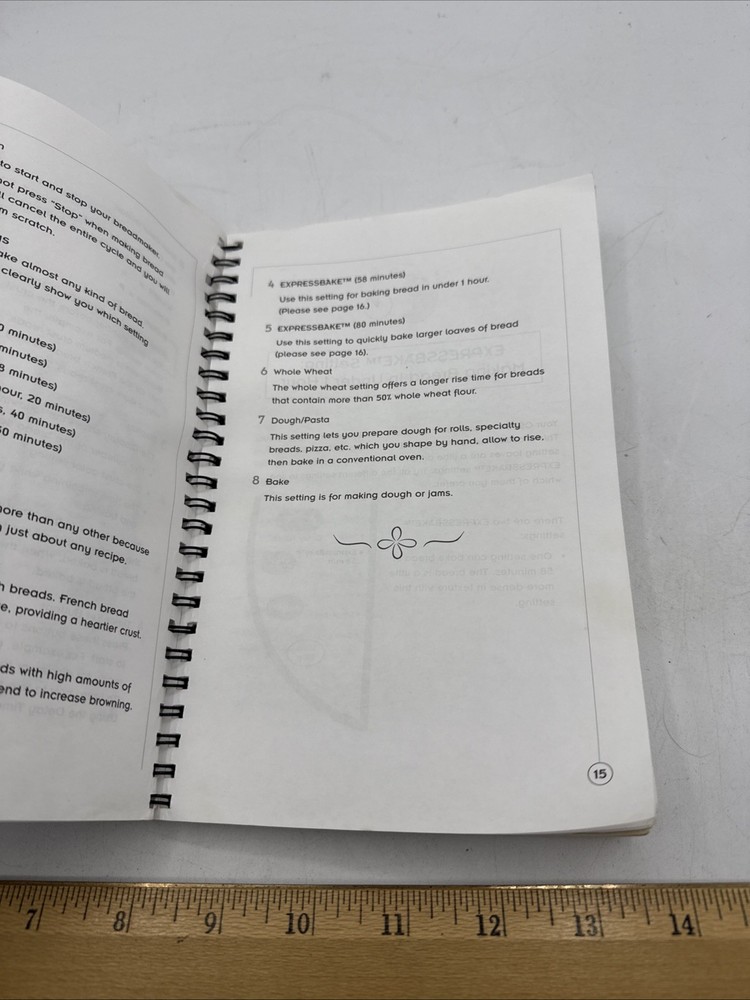 Oster 2 Lb.Expressbake Bread Machine User Manual &Bread Recipes