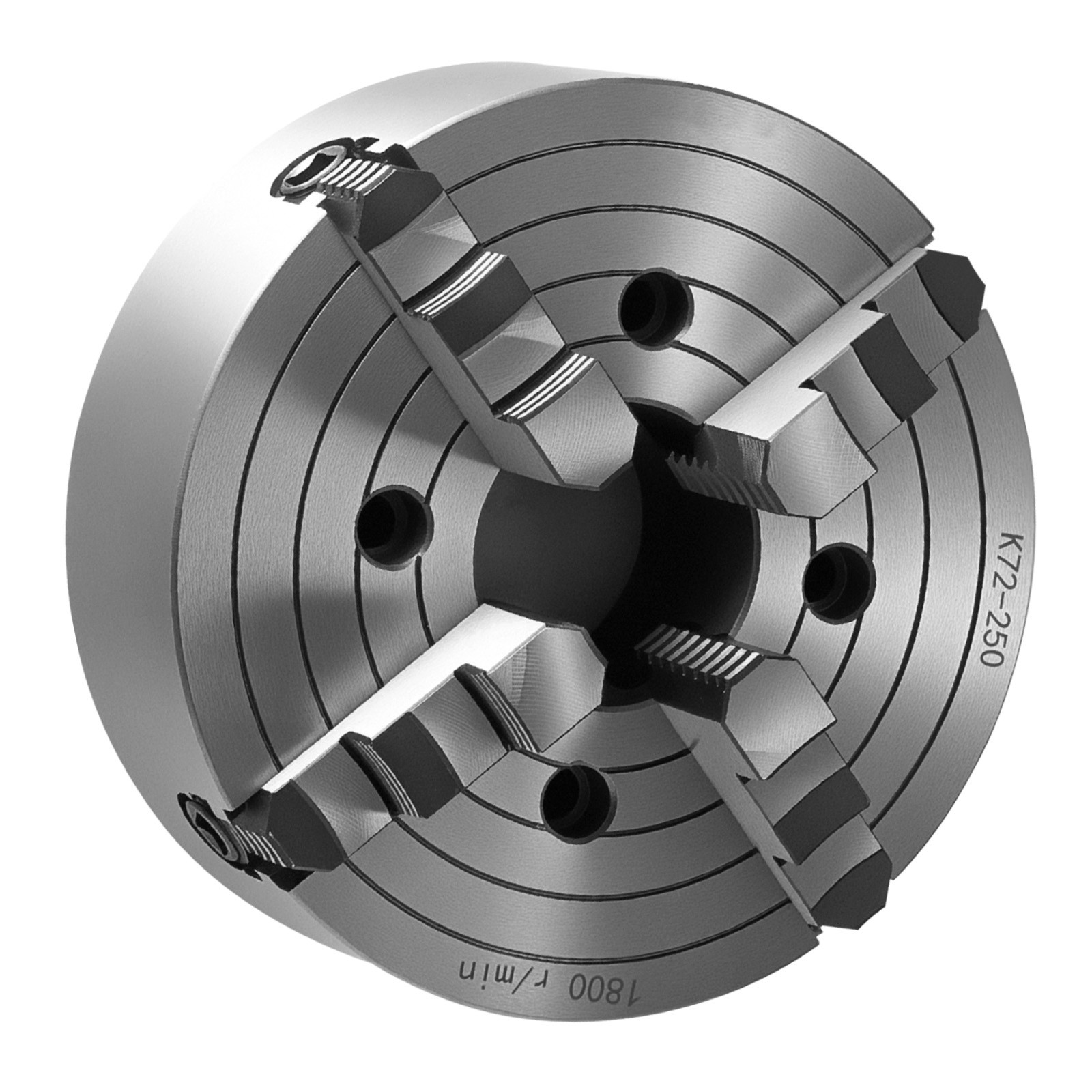 10 Inch 4-Jaw Self-Centering Lathe Chuck for Drilling Milling Machine