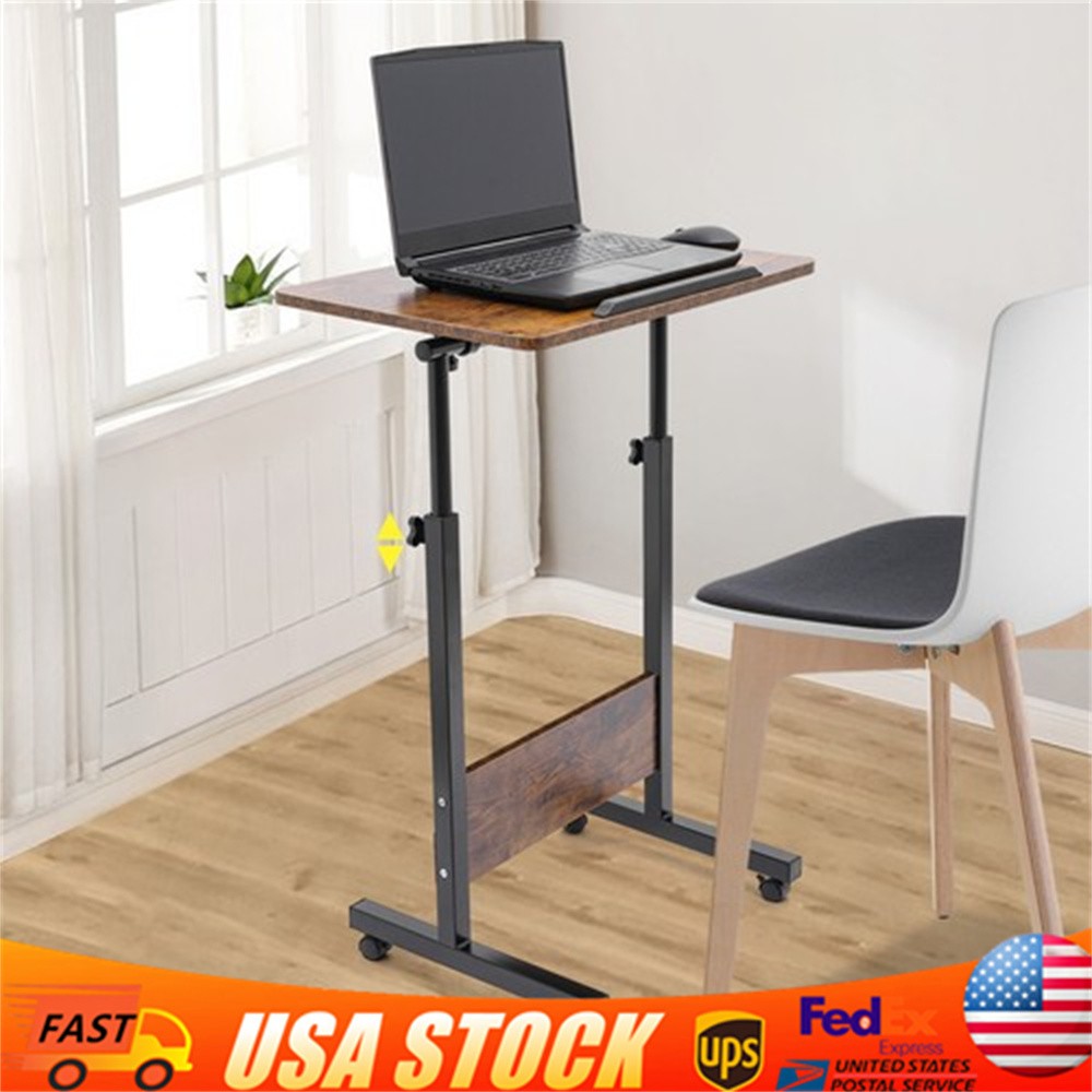 Portable Presentation Podium Rolling Computer Stand with brake Height Adjustable