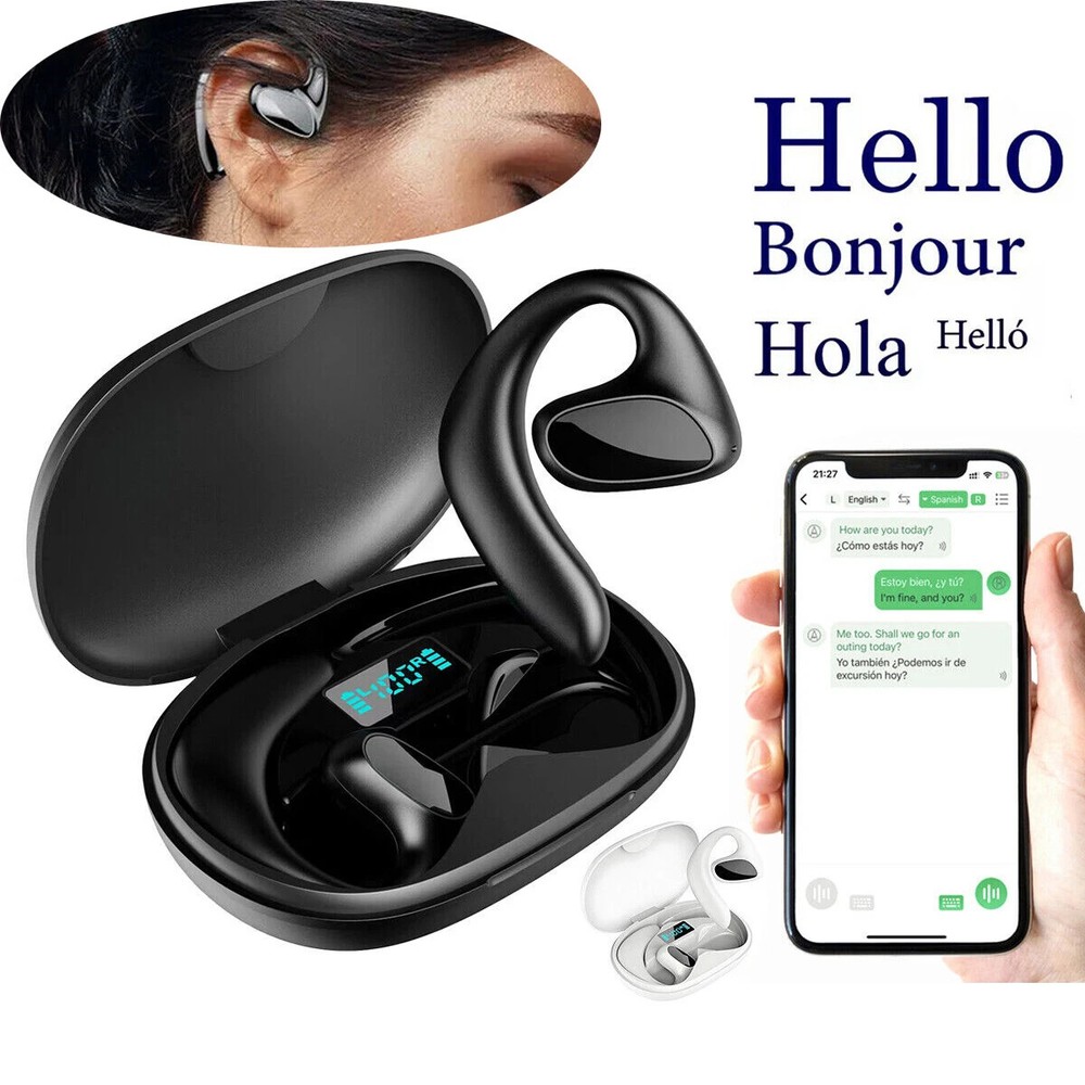 144 Language Translator Earbuds M8 Wireless Bluetooth Two Way Translator Device