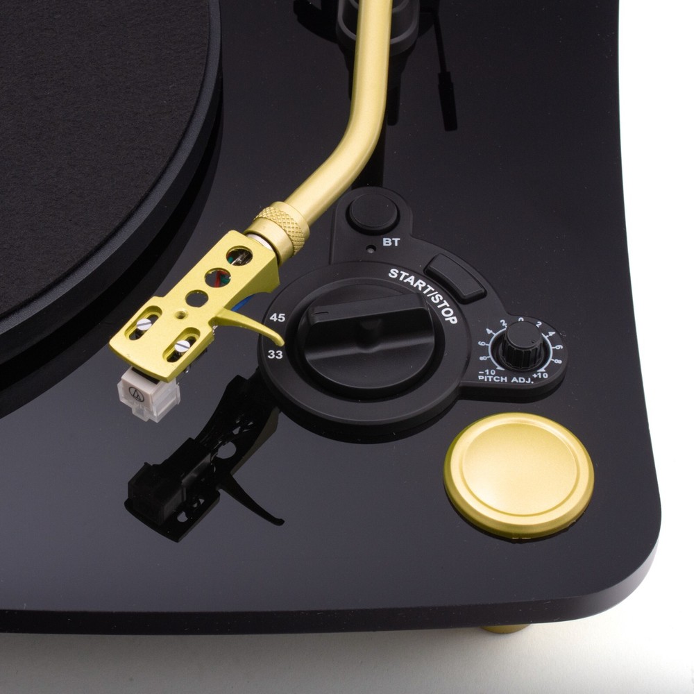 TECHPLAY RECORD PLAYER TURNTABLE BLUETOOTH BROADCAST AT3600L NEEDLE GHOST BLACK
