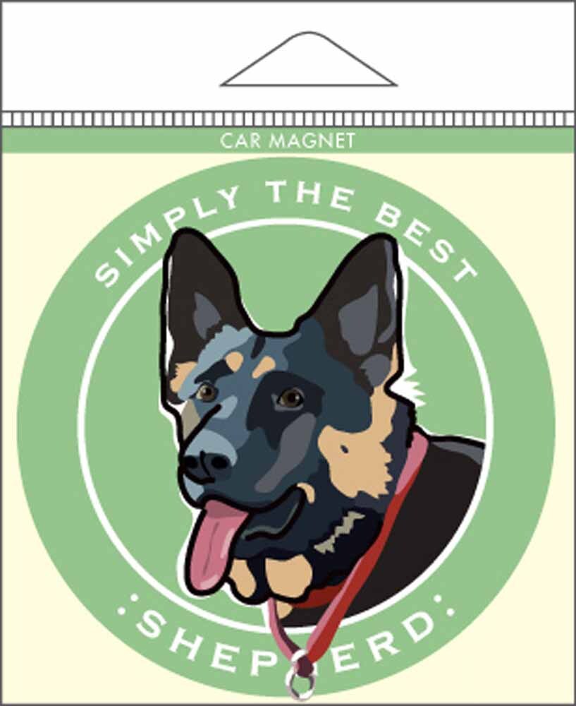 German Shepherd Car Magnet 4x4"