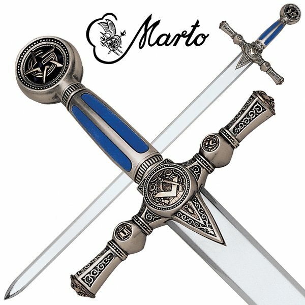 Marto - Masonic Sword, Silver Finished, 116 cm