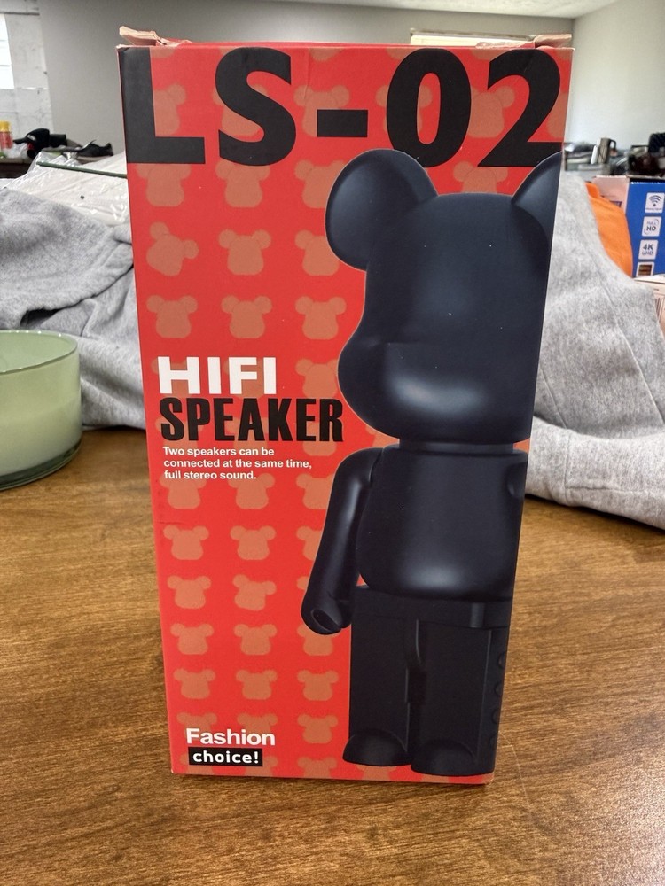 HiFi Wireless Speaker LS-02 Bear-Shaped, Bluetooth, Blue