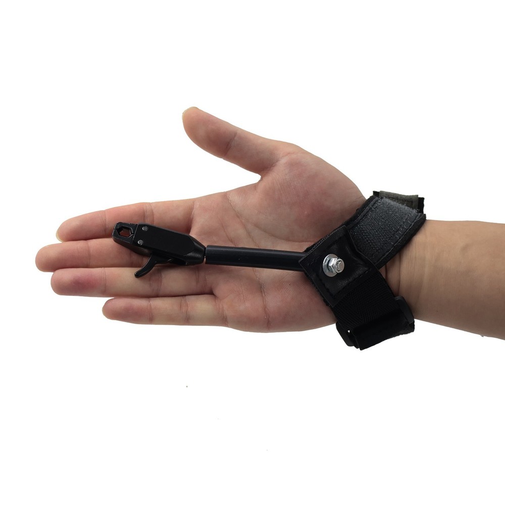 Black Compound Bow Release –Ergonomic Handle, Caliper Release for Hunting Target