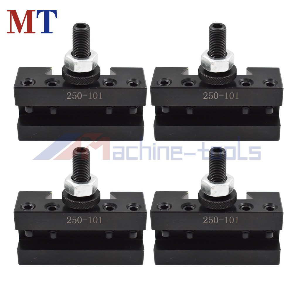 4 Pack AXA #1 250-101 Quick Change Tool Post Turning & Facing Holder Lathe