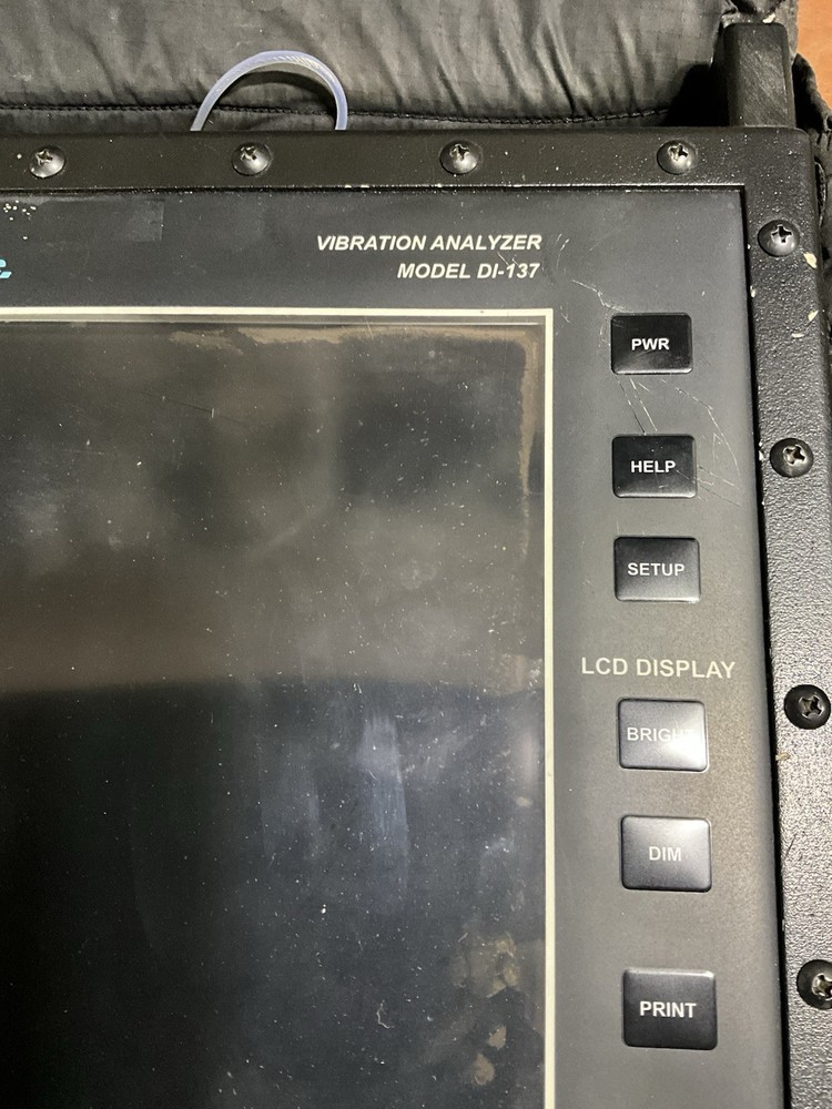 ACES SYSTEM DYNAMIC INSTRUMENTS VIBRATION ANALYZER DI-137 DOES NOT POWER ON