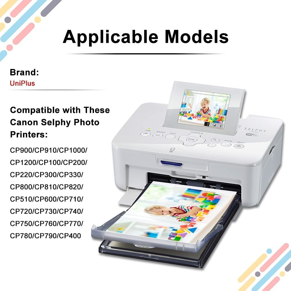 Canon KP-108IN RP-108IN INK Cartridge for Selphy CP1300 CP1200 CP1000 CP910 Lot