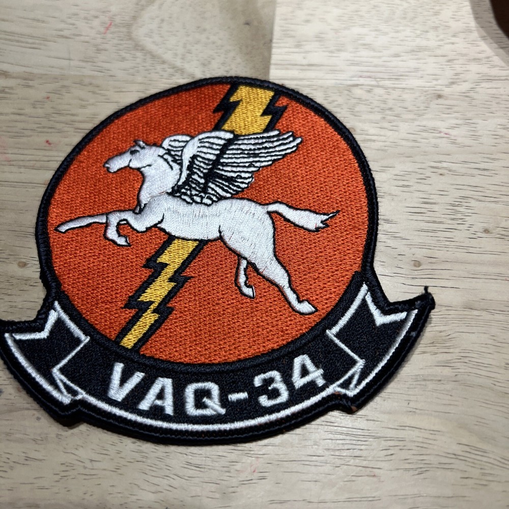 VINTAGE VAQ-34 US NAVY Flashbacks cold war  PATCH