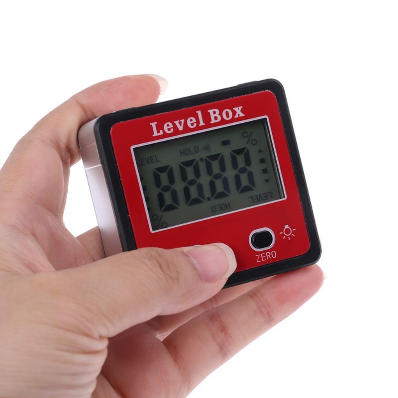 Digital Inclinometer Protractor Gauge Meter Bevel Box