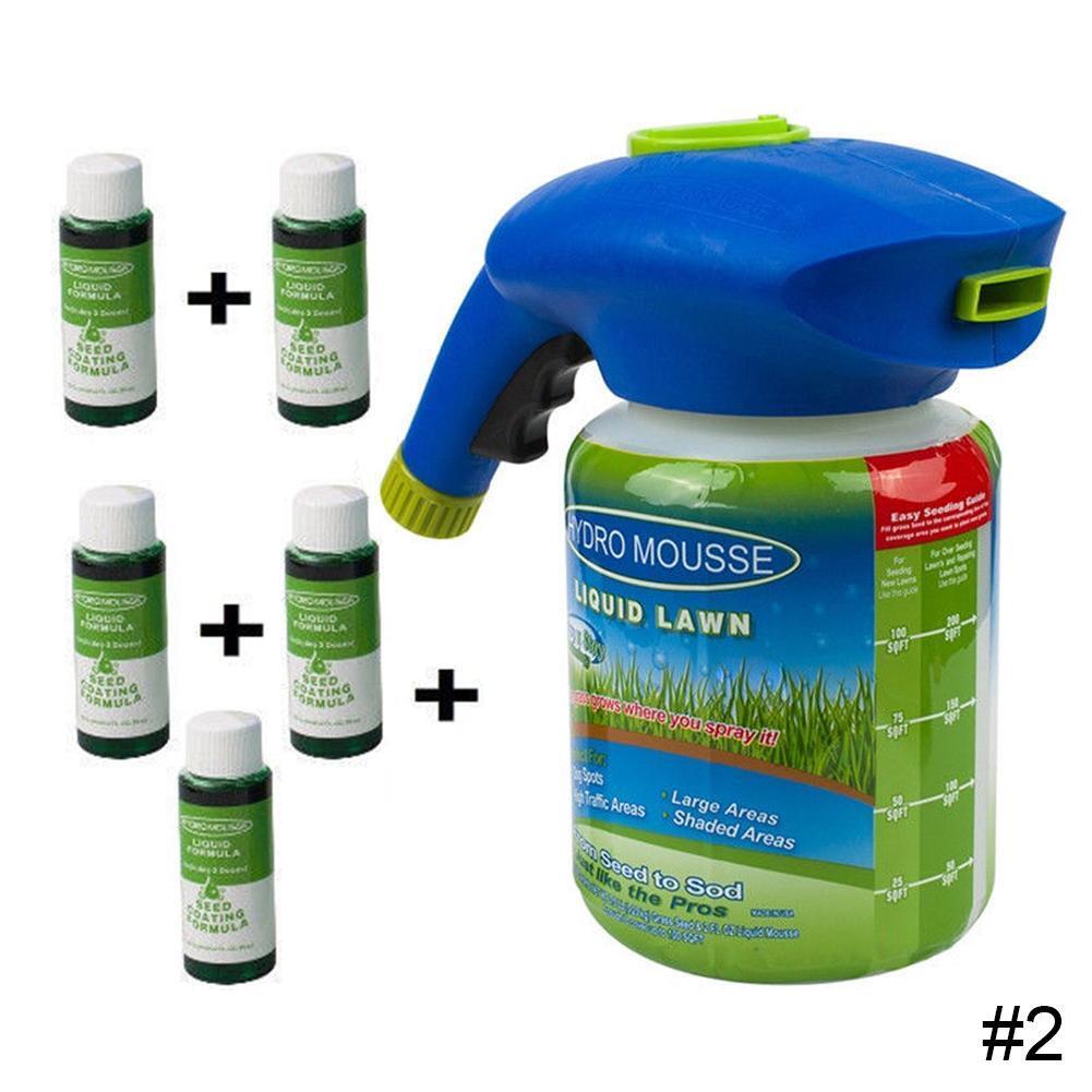 Lawn Hydro-Mousse Grass Spray Device Gardening Seed Liquid Sprinkler Household