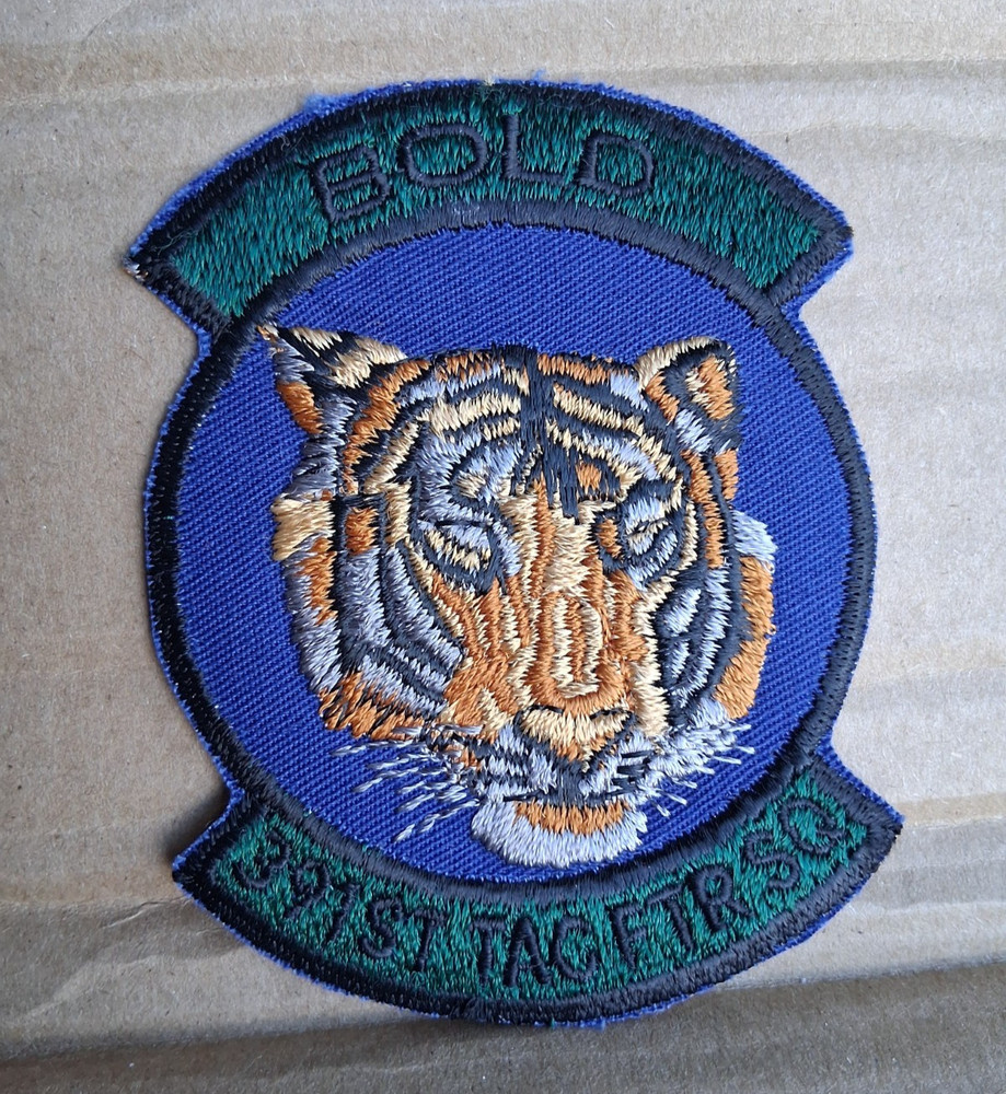 391st Tactical Fighter Squadron - USAF Air Force "Bold" Patch 1982