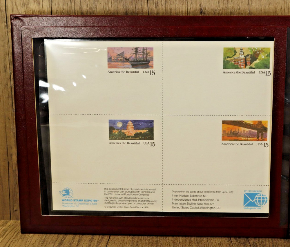 20th Universal Postal Congress Washington DC - 1989 - In Folder