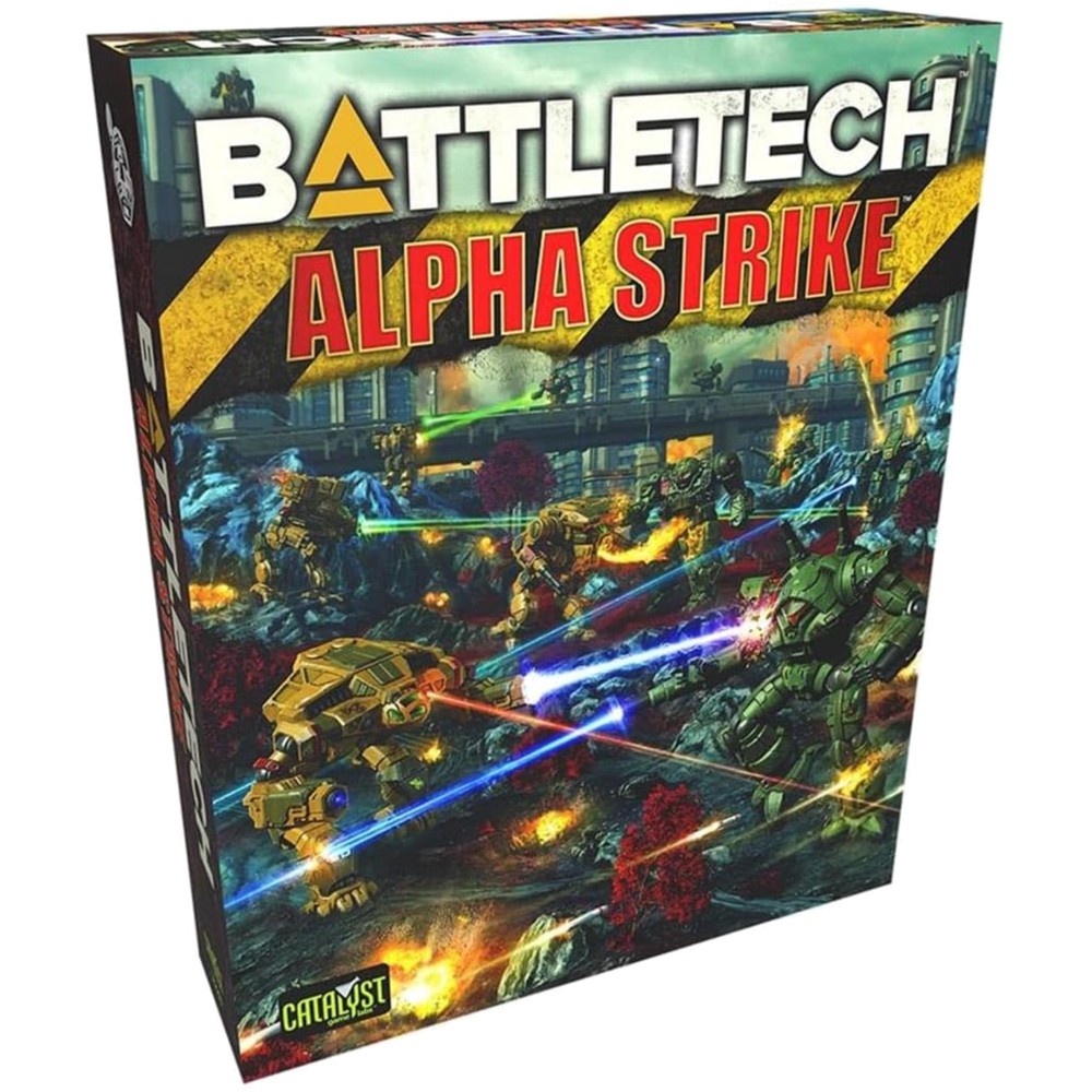 Epic BattleTech Alpha Strike Starter Set with 13 Mech Miniatures for Wargaming