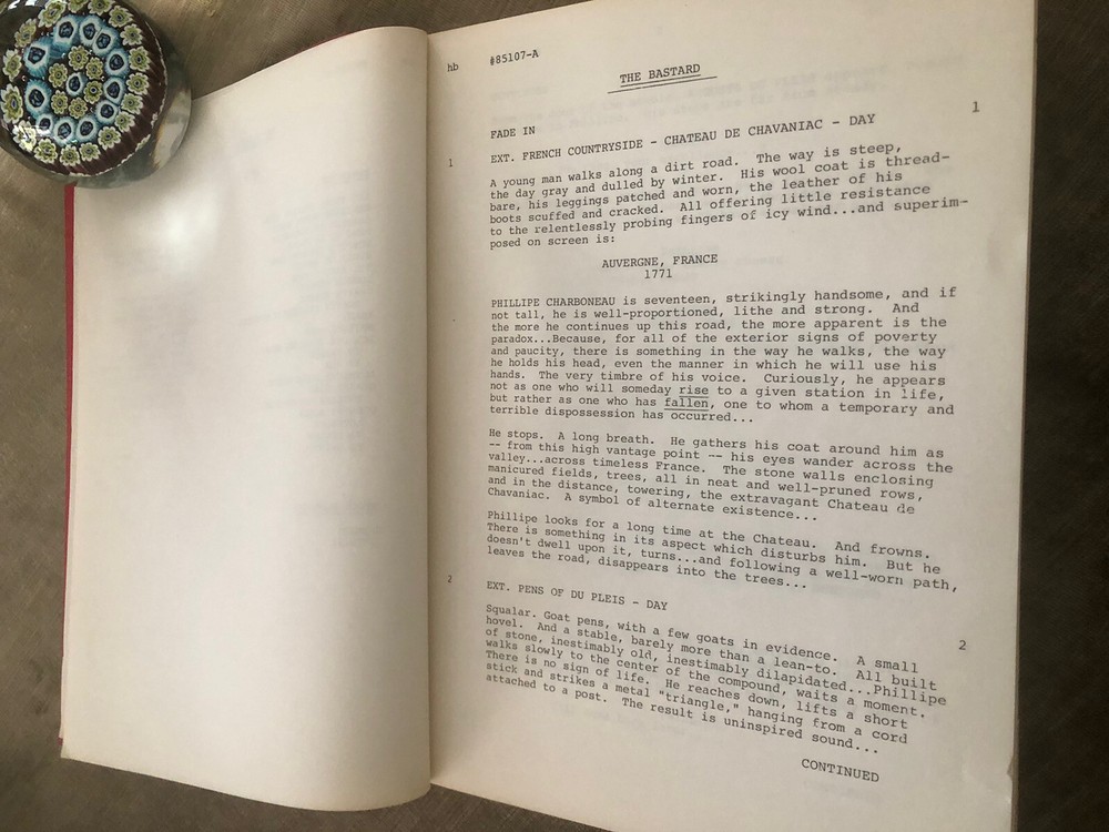 AMERICAN BICENTENNIAL SERIES SCRIPT [1977]
