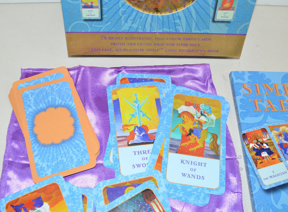 TAROT CARDS & Instruction Book Set Complete 2007 Nice 78 Deck