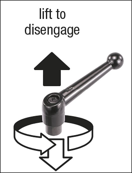 UNIMAT 3 Tool Post Lever