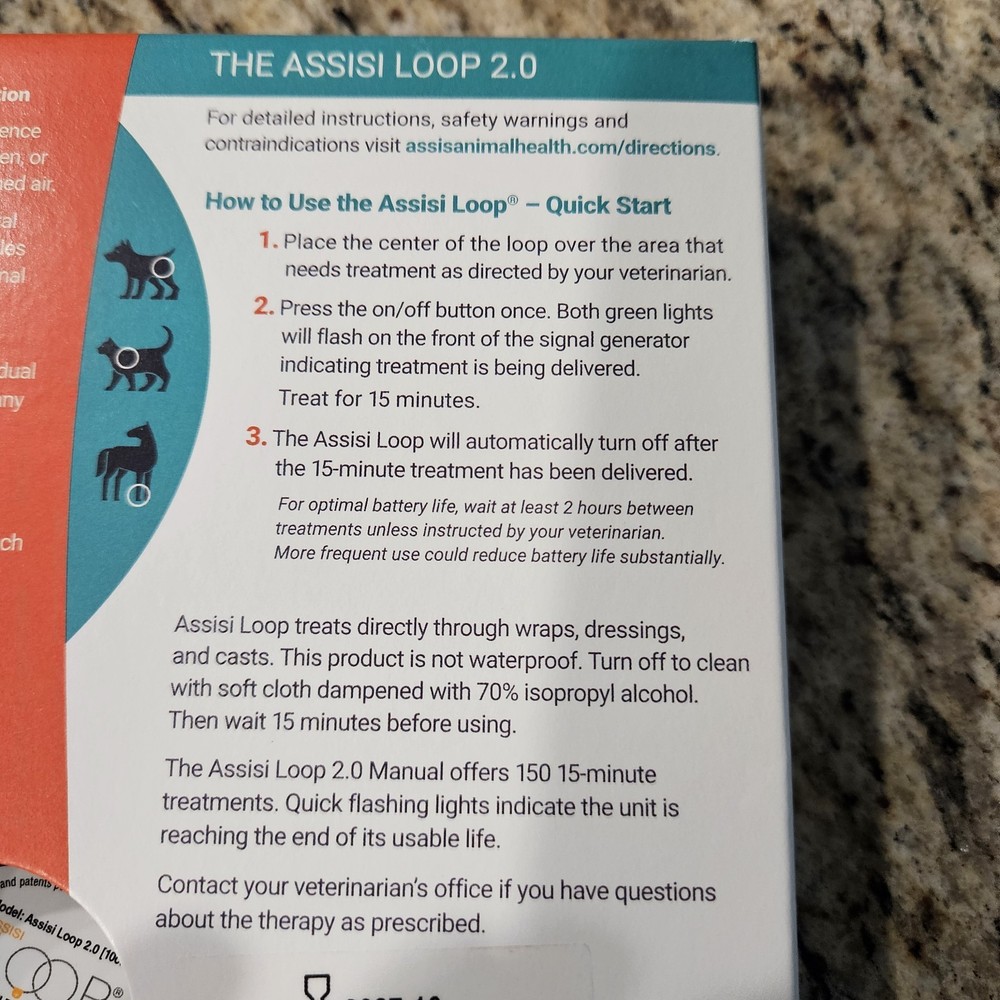 Assisi Loop 2.0 Manual 10 cm Pet Care Device