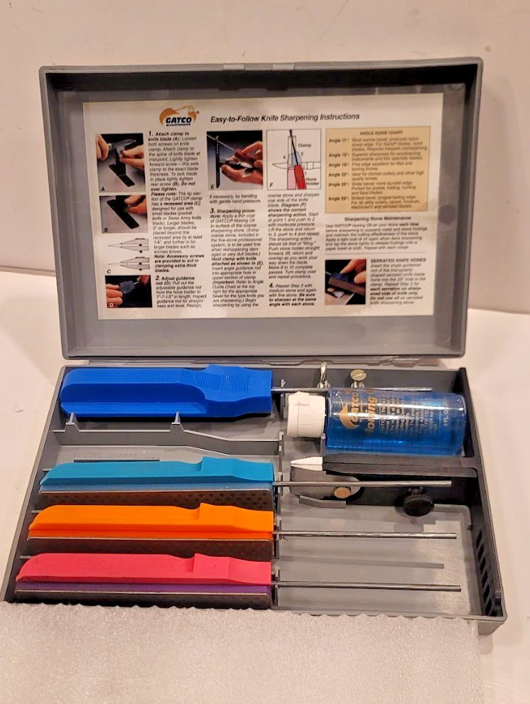 Gatco Vintage Knife Sharpening Kit Missing 1 Pc