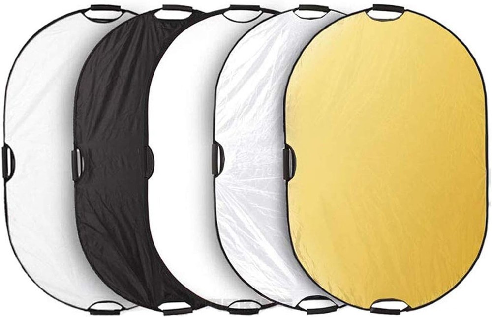 Oval Photography Reflector 59x78 inch Multi-Color Studio Light Diffuser