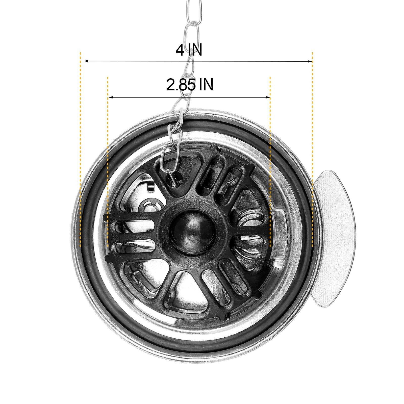 2x Locking Diesel Fuel Cap for 1972-2017 Peterbilt 330-587 Trucks 11-04859-200