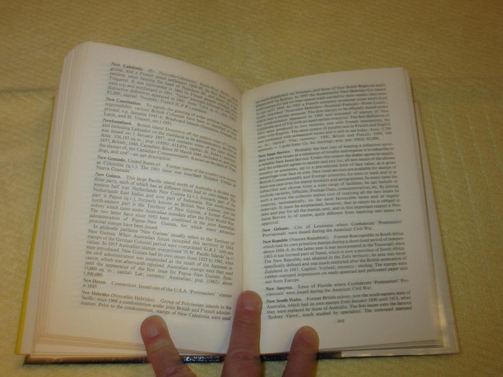 The Stamp Collector's Encyclopaedia by R. J. Sutton, Revised Ed; 6th ed.