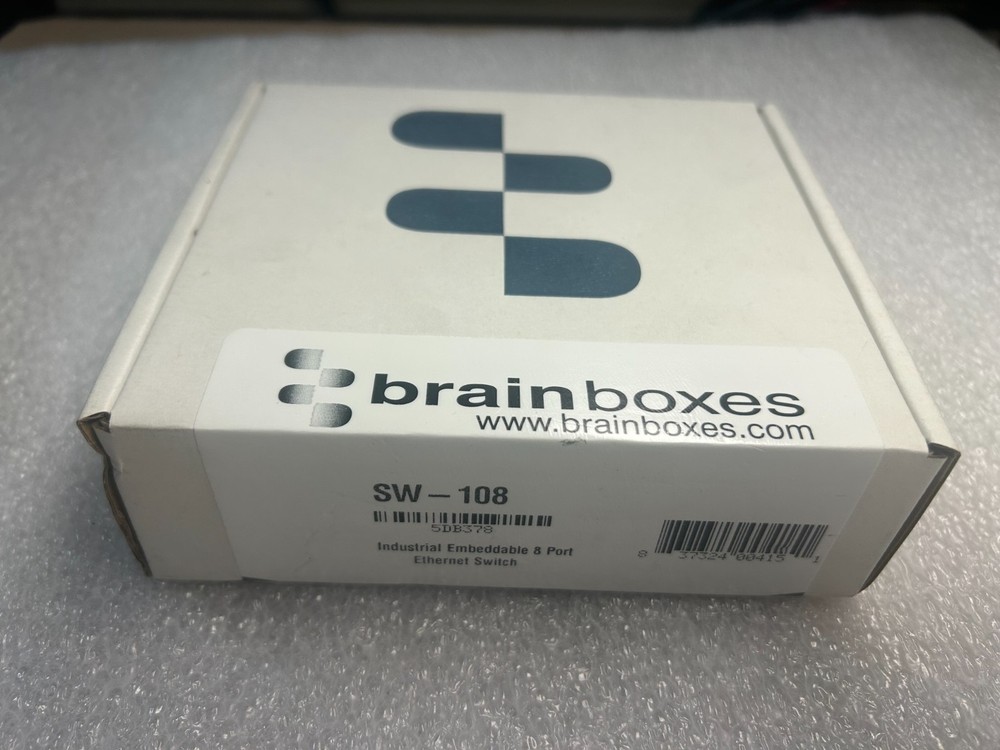 New - Brainboxes SW-108 8-Port Embedded Ethernet Switch