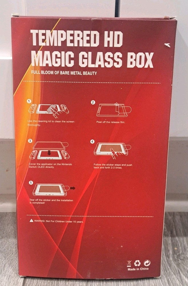 Tempered HD Magic Glass Box Nintendo Switch