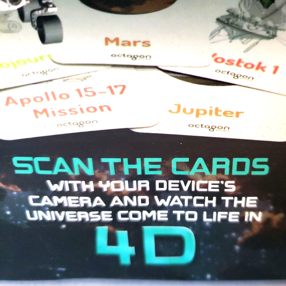 Space Exploration Augmented Reality Cards Virtual Reality 4D Headset Interactive