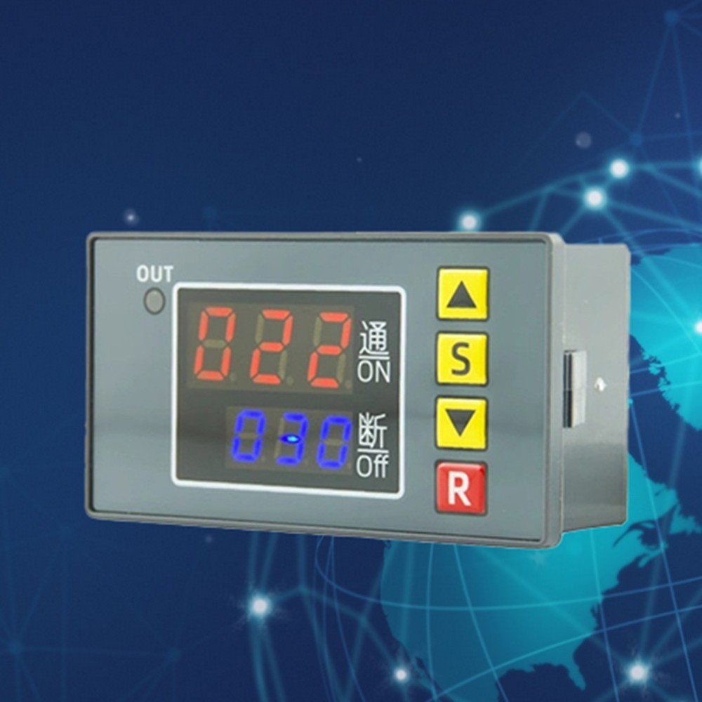 T3231 Digital Time Delay Relay, Multifunction LED Display, Cyclisc9184