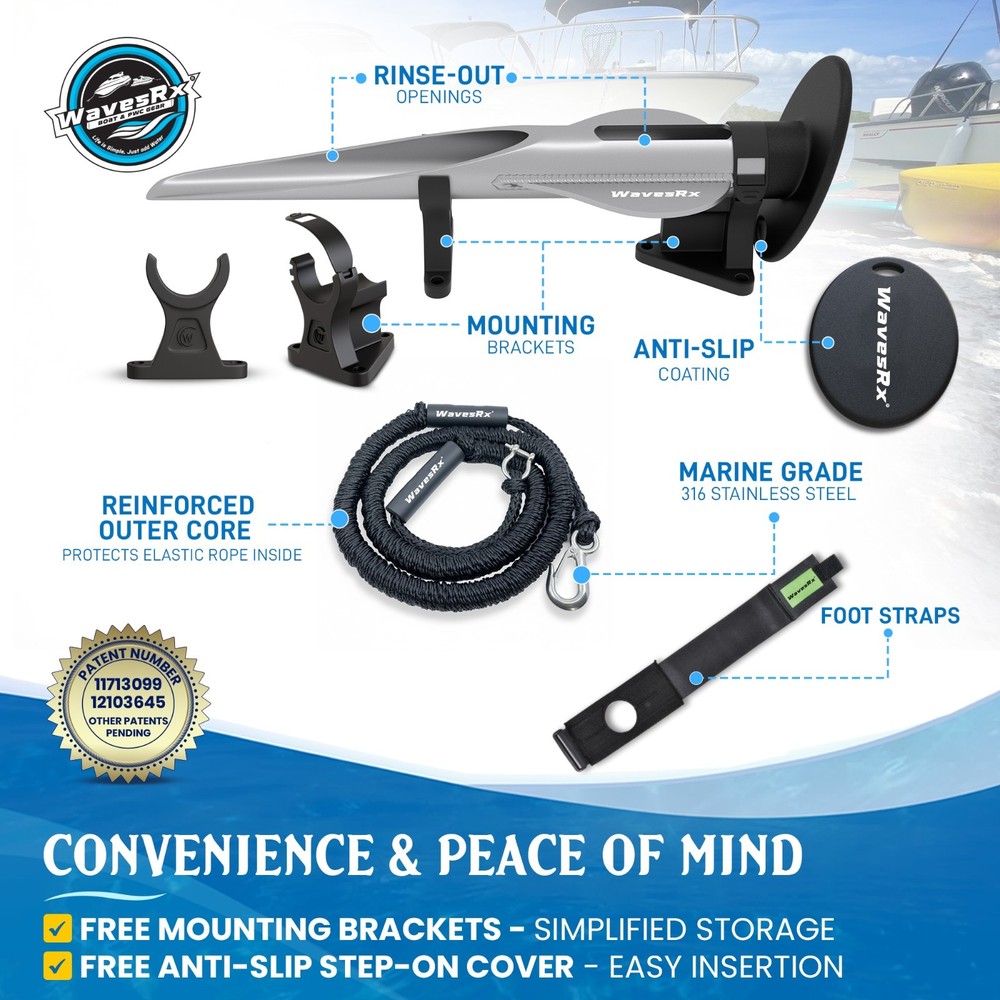 18 WaveCobra Anchor + (7 -25 ) AnchorMate Bungee Bundle