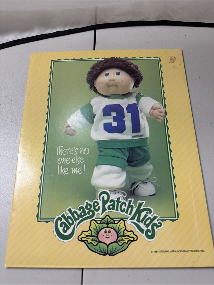 Vintage 1984 WriteRight Portfolio Cabbage Patch Kids School Folder