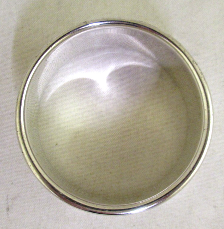 Solid Silver - SMALL, PRETTY NAPKIN RING - Hallmarked:- BIRMINGHAM 1913