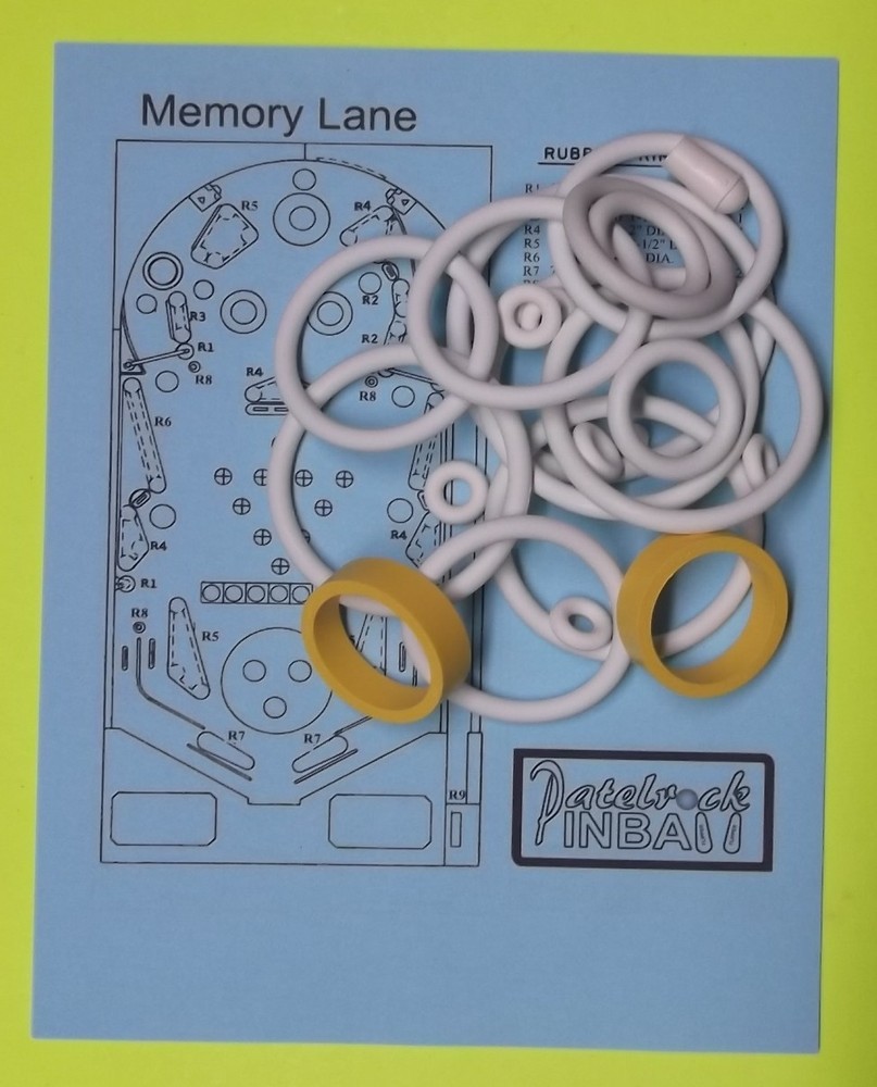 1978 Stern Memory Lane pinball rubber ring kit